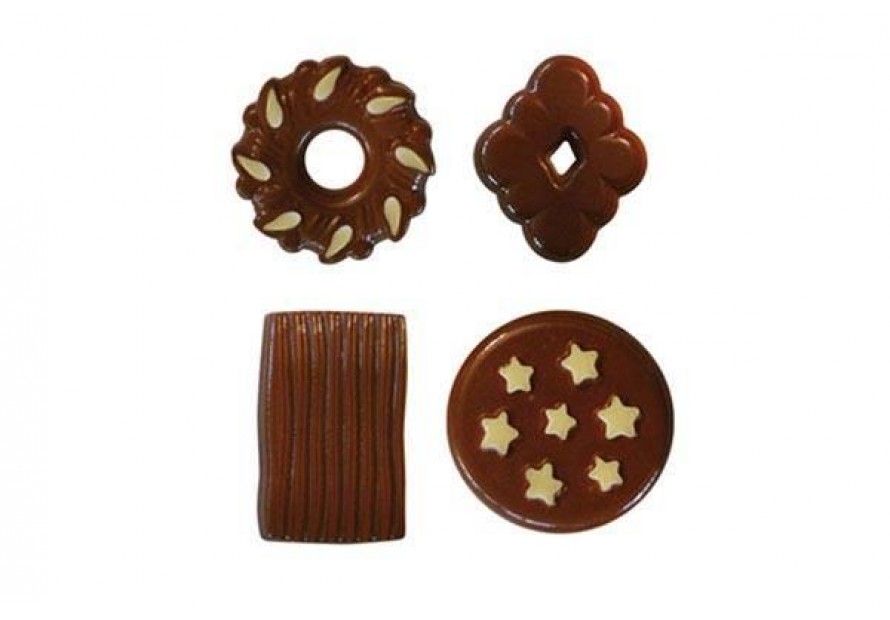 SILIKOMART STAMPO SILICONE FORNO EASYCHOC BISCUITS CIOCCOLATINI SCG25